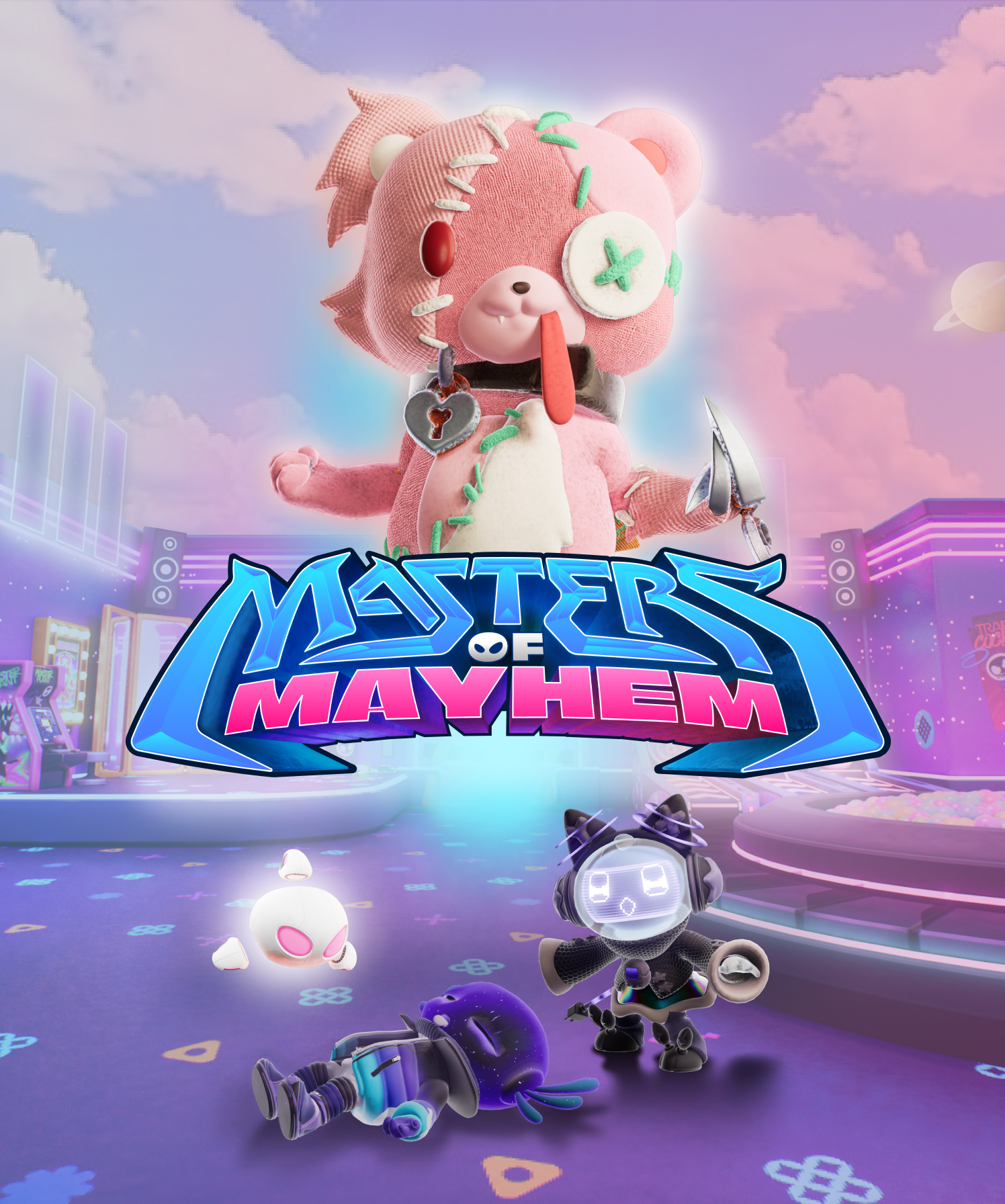 Masters of Mayhem key art with Mother