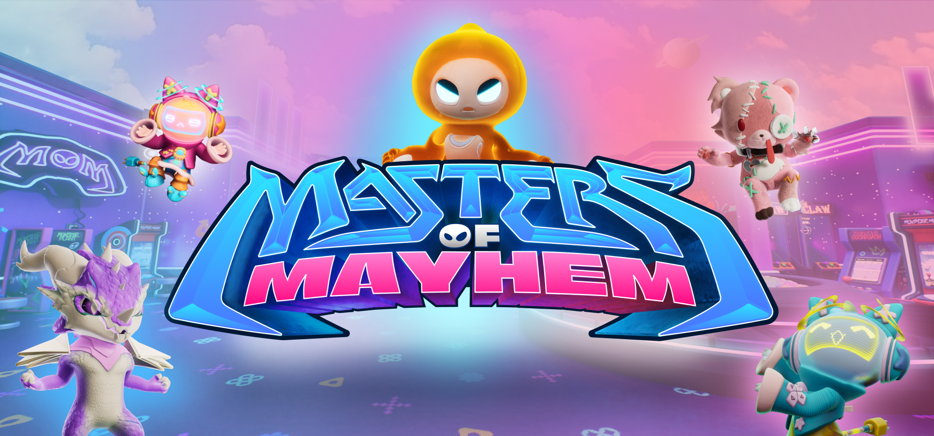 Masters of Mayhem hero key art