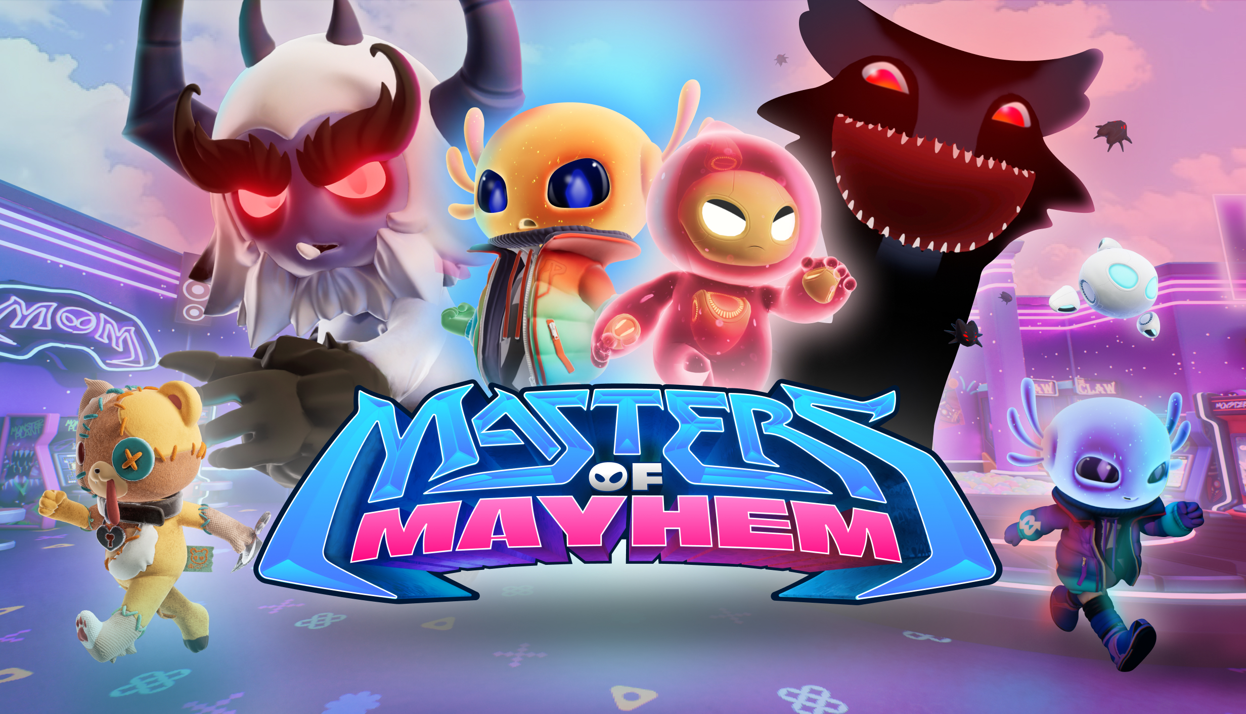 Masters of Mayhem monster lineup key art
